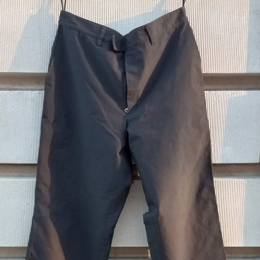 Prada Size 48 Black Ski Snow Snowboard Pants Gore-Tex 32" x 28"